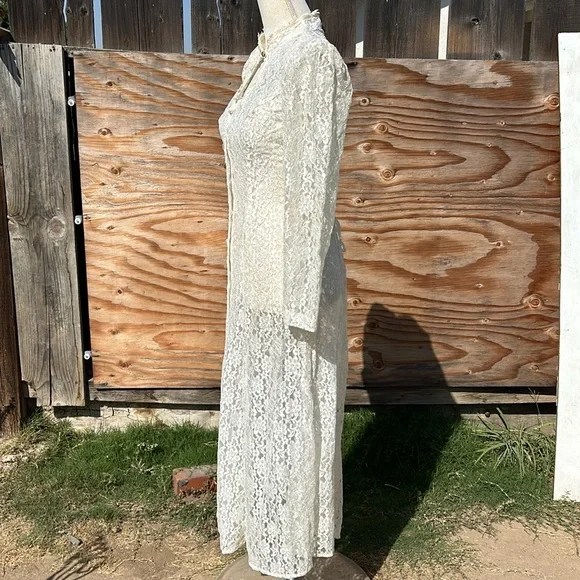 Vintage Dana Scott Lace Dress - Picture 2 of 11